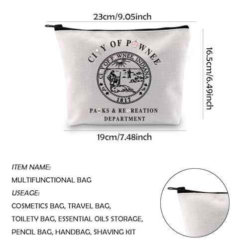 WCGXKO TV Show Inspired Gift Zipper Pouch Makeup Bag for Fans (City Of)