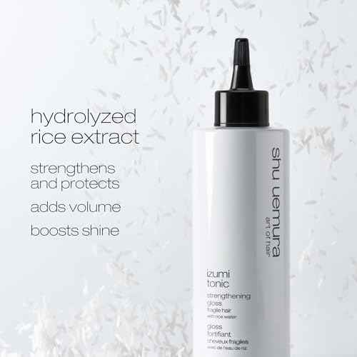 shu uemura art of hair Izumi Tonic Strengthening Gloss - Reduces Breakage and Adds Shine, Nourishes with Japanese Rice Water