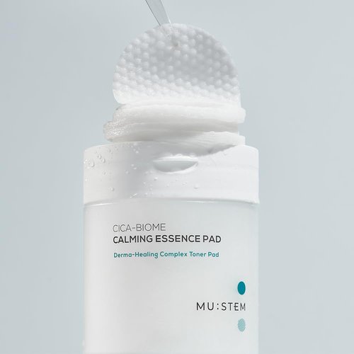 MU: STEM Hydrating, Brightening,Calming Essence Pad. Derma-Healing Complex Hydrogenated lecithin Toner Pads - Radiance Booster, Smooth, Soft, Illuminating Skin 60 Pads 5.75 Oz