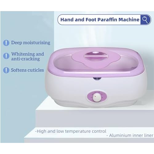5L Paraffin Wax Bath for Hands & Feet - Fast Melting Machine with Intelligent Temp Control, Professional At-Home Spa for Moisturizing Skin & Joint Relief