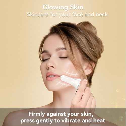 7 Color Face Massager Tool, Multifunctional Neck Facial Massager, Portable Face culpting Wand for Skin Care