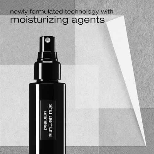 Shu Uemura Unlimited Makeup Fix Mist, Long-Lasting Makeup Setting Spray, Lightweight Formula Provides a Hydrated & Smooth Complexion, 3.4 Fl. Oz.