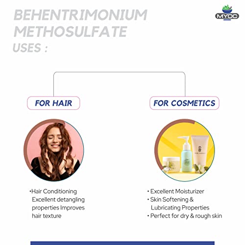 BTMS (Behentrimonium Methosulfate)- 15.97 oz, Pure Cosmetic Grade Raw Material Conditioning Emulsifier for DIY Creams, Lotions, Shampoo & Conditioner- Pack of 2
