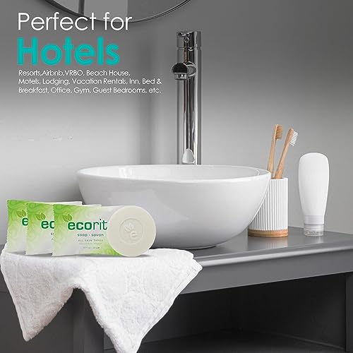 Ecorite Body Bar 1oz/30gm (clear frosted sachet) Hotel Amenities, 288/case