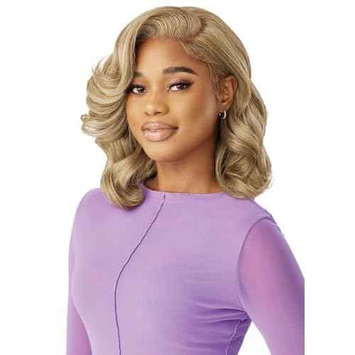 Outre Lace Front Wig - Perfect Hair Line 13X4 - Swoop Series - Swoop 11 (SANDY BLONDE)