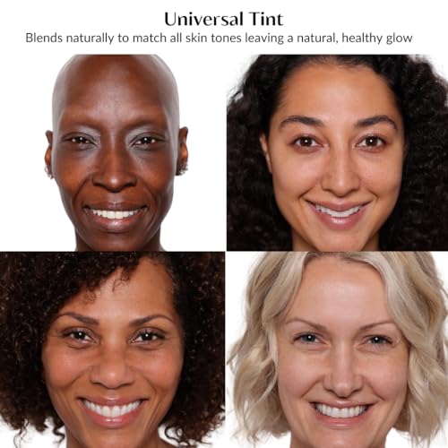Free Spirit Mineral Sunscreen SPF 40+ | 3 in 1 Moisturizer, Complexion Balancer, & Sunscreen | UVA/UVB protection 100% Mineral Broad Spectrum Non-Greasy | Travel Size Universal Tint - 50ml