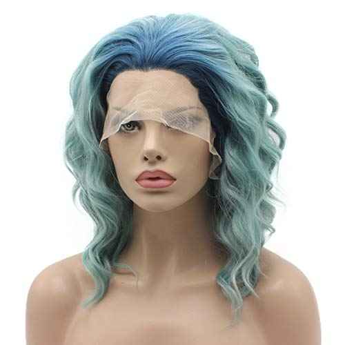 GABOR Ambitious Essential Collection Wig Cap, Mid-Length With Soft Bangs and Beachy Wave by Hairuwear, Dark Brown