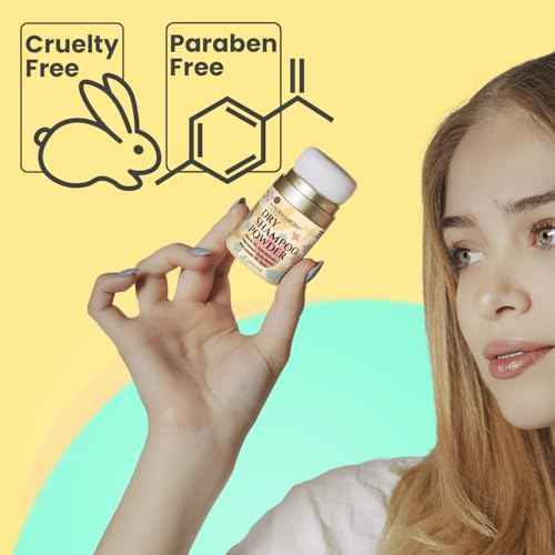 Non Aerosol Dry Shampoo Powder with Biotin - Lavender Extract and Korean Ginseng - Volumizing Travel Size (0.42 oz) - Gifts for Her