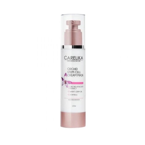 CARELIKA Orchid Stem Cell Anti-Aging Cream Mask – Luxurious Vitamin E Face Mask for Hydration, Firmness & Skin Rejuvenation – Spa-Quality Skincare Treatment – 50ml