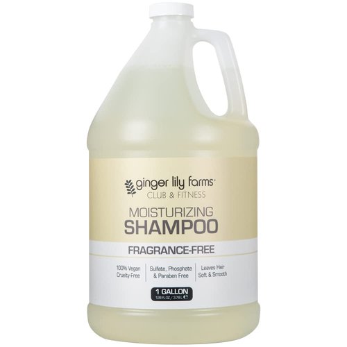 Ginger Lily Farms Club & Fitness Body Wash + Shampoo + Conditioner Bundle, Fragrance Free