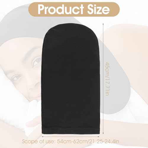 Unisex Dreadlock Cap,10 Pieces Spandex Dreadlock Caps Black Long Hair Dreads Head Wrap Sleep Bonnet Full Cover for Men Women