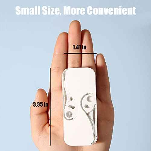 [4 Pack] Portable Floss Dispenser with 48 Dental Floss, Flosser Storage Box for Adults, Tooth Picks Holder Suitable for Tourism and Business Trips, White+Black+Pink+MintGreen