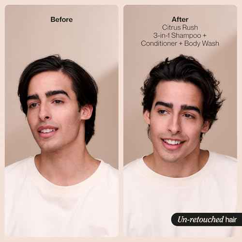 Suave Men 3-in-1 Variety 2-Pack ? Hydrating Hair, Body, Face Wash + Citrus Rush Daily Clean Shampoo, Conditioner & Bodywash