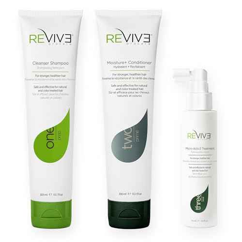 REVIV3 Procare 30 Day Trial Kit - 3-Part System for Fine and Thinning Hair - Sulfate and Paraben Free - Leave-In Hair Treatment Shampoo and Conditioner - Thinning Hair Treatment for Men and Women