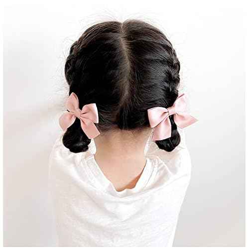 Cute Pink Bowknot Hair Barrettes and Accessories for Little Girls, 2pcs