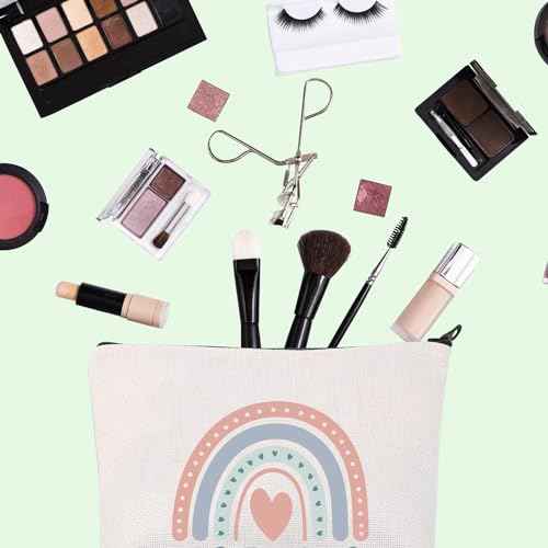 FOTAP Maestra De Espanol Gift Maestra Spanish Teacher Makeup Bag Spanish Bilingual Maestra Teacher Gift Teacher Appreciation Gift Retirement Gift (Maestra)