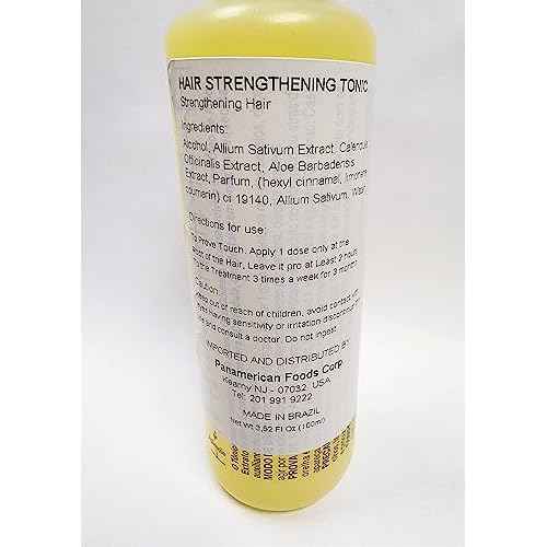 Gota Dourada Extraordinario Tonico para Fortalecimento de cabelos (hair tonic with garlic extract) Pack of 04, 100ml