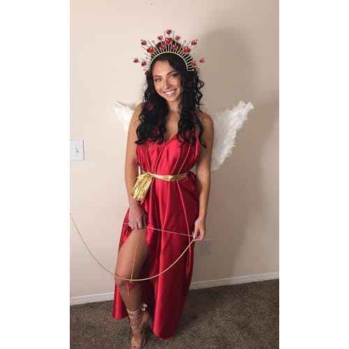 Valentines Day Heart Headband for Women Girls Red Hearts Crown Tiara Hairband Headpiece Halloween Cupid Costume Festival Carnival Holiday Party Favors