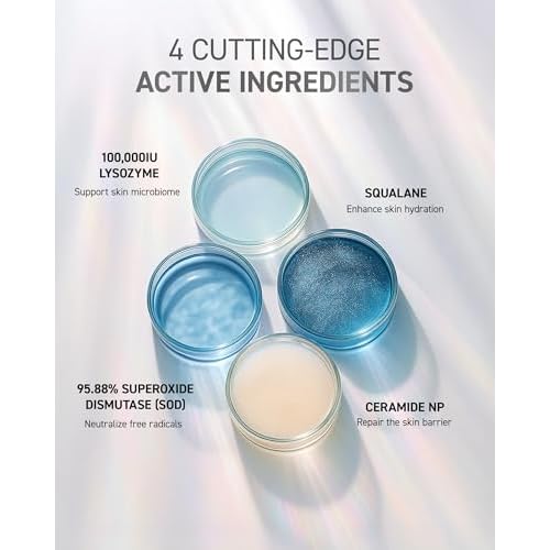 SumaNurica Purifying Enzyme Cleansing Balm, Biotech Peptide Makeup Remover, 3-in-1 Facial Oil Cleanser for Sensitive & Acne-Prone Skin, Deep Cleanse Waterproof Makeup & Impurities, 3.5oz/100g