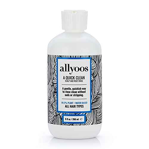 A Quick Clean, Hair Rinse, Removes Sweat, Oil & Buildup From Scalp & Hair, No Suds, Dry Shampoo Alternative, Balances Scalp, Sulfate-Free