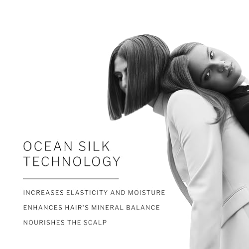 SACHAJUAN Moisturizing Shampoo and Conditioner Set | Ocean Silk Technology & Argan Oil for Deep Hydration | Repair Dry Damaged Hair & Control Frizz | Vegan & Paraben-Free | Set of 2