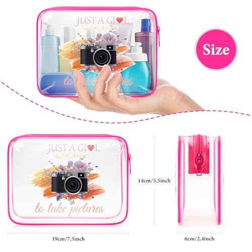 Photography Lovers Gifts Photographer Makeup Bag Camera Lover Gifts for Women Friends Photography Gifts for Videographer Beginners Cosmetic Bag Friendship Birthday Christmas Graduation Gift