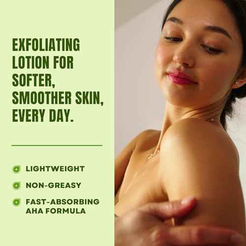 AmLactin Daily Nourish - Therapeutic Body Lotion for Dry Skin - No-Scrub Exfoliator and Moisturizer with 12% Lactic Acid AHA, 14.1 oz (Packaging May Vary)