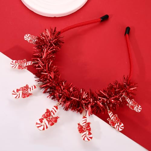 mokkia Candy Headband for Women Sweet Lollipop Christmas Headbands Halloween Candy Costume Accessories Candyland Costume Gift
