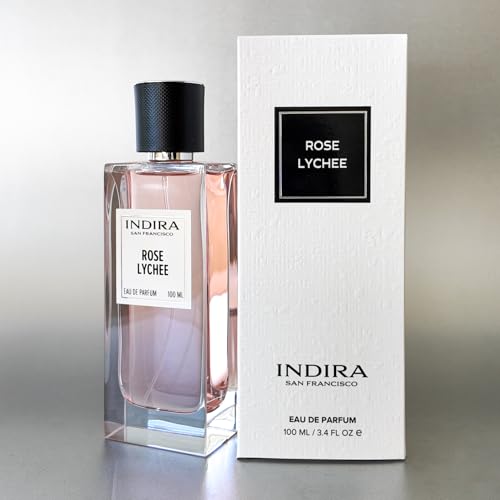INDIRA Rose Lychee - Eau De Parfum - Floral - Women - 100 ML / 3.4 FL OZ - Spray