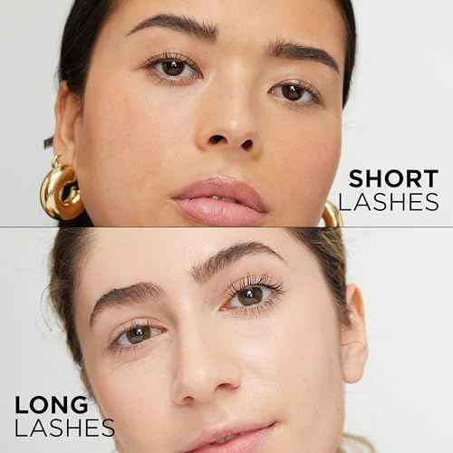 L'Oreal Paris Makeup Telescopic Original Lengthening, Lash Separating Mascara with Dual Precision Brush, Washable, Blackest Black, 0.27 Fl Oz., 1 Count