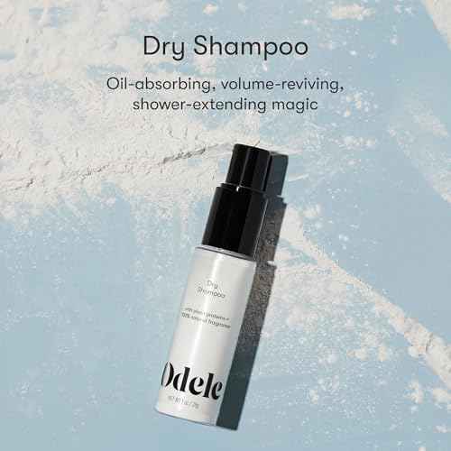 Odele Dry Shampoo, Oil-Absorbing Powder to Revive Volume for All Hair Types & Textures, 1 oz