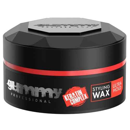 Gummy Hair Styling Gel Wax Ultra Hold, Red, 150 Millilitre, Pack of 1