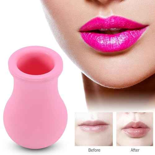 Lip Plumping Device, Soft Silicone Lips Enhancer Plumper Tool, Portable Lip Plumper Enhancer Device Makes Your Lip Looks More Full