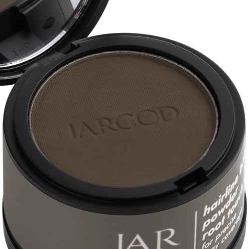 Hairline Powder for Instant Gray Coverage and Highlights - Concealing Root Touch-Up Color for Women & Men (0.14 Ounce, Dark Brown)