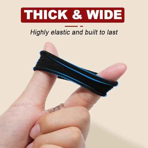 150PCS Hair Ties, IKOCO Black Hair Ties for Women No Damage, Cotton Seamless Ponytail Holders for Thick Hair