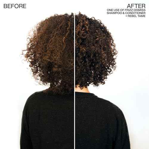 Redken Frizz Dismiss Rebel Tame Heat Protective Leave-In Cream For Frizzy Hair - Protects Hair Against Frizz