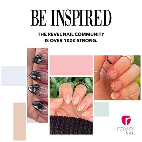 Revel Nail Clear Dip Powder for Nail, Vivien (Sheer), 0.5 oz, French Manicure Overlay, Long-Wear, No Lamp Needed, Made in USA