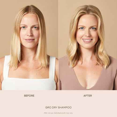 VEGAMOUR GRO Dry Shampoo, Volumizing Dry Shampoo Spray Formulated Without Benzene, Supports Thicker Fuller Looking Hair, Natural Citrus Scent