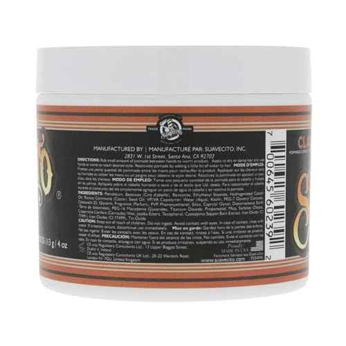 Suavecito Pomade Firme Clay 4 oz, 2 Pack - Strong Hold Hair Clay For Men - Low Shine Matte Hair Clay Pomade For Natural Texture Hairstyles