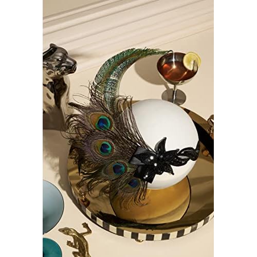 BABEYOND 1920s Flapper Headband Peacock Feather Headpiece Gatsby Accessories for Women Sequined Showgirl Headpiece