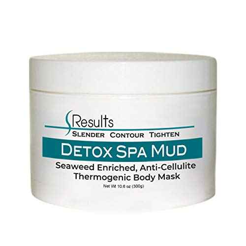 Detox Spa Mud Seaweed Enriched Anti-Cellulite Body Mask for Toning, Tightening and Improving Skin Health