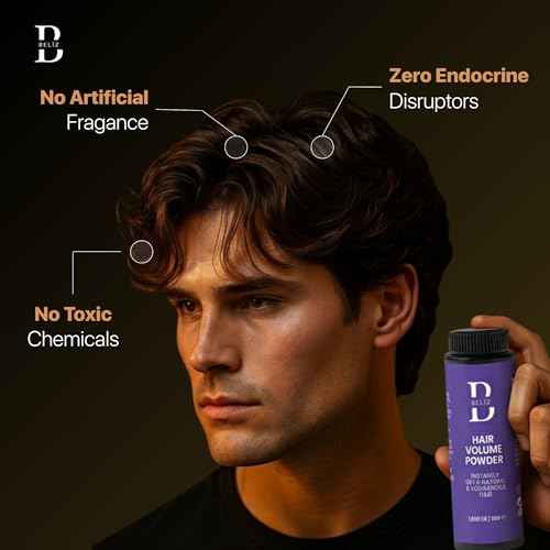Hair Styling Powder - Volumizing & Texturizing, Root Lift, Matte Finish, Oil Absorbing, Non Greasy, Non Sticky, No Residue, Instant Thickness, Fine & Thinning Hair, Vegan Talc Free - 1.06 Oz