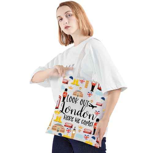 JNIAP London City Makeup Bag London Travel Gifts London Toiletry Bag London Travel Bag London Zipper Pouch (look out London TG)