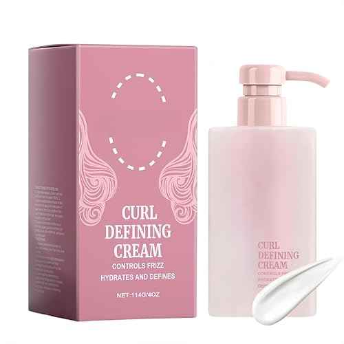 Curl Defining Cream, Curl Cream for Curly Hair Anti Frizz,Moisturizing, Smoothing for Curly & Wavy Hair(1PC) (1 Pcs)