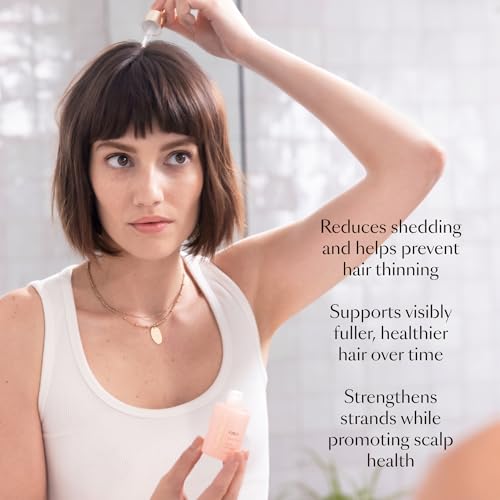VEGAMOUR GRO Hair Serum for Hair Thinning & Shedding, Thicker Fuller Looking Hair In As Soon As 90 Days, Non Oily, Bergamot Scent, Vegan & Cruelty Free