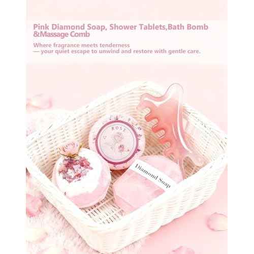 Self Care Gifts for Women - Birthday Gift Basket for Mom, Sister & Best Friend | Spa Set, Sympathy Gift Box, Get Well Soon Care Package, Thank You or Mother¡¯s Day Unique Present