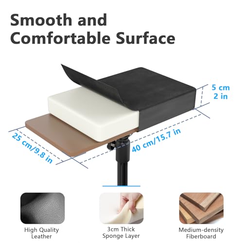 Tattoo Armrest Stand With Tray - ZHOOGE Tattoo Arm Leg Rest Stand Adjustable Height Soft Pad for Tattoo Studio Tattoo Supply