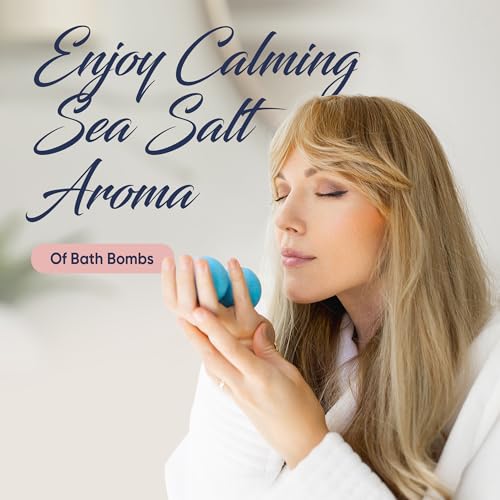 Luxury Spa Gift Basket Set ? 16 Pcs Bath Set with Bath Bombs, Body Lotion, Shower Gel & More ? Relaxing Gifts for Women & Men ? Perfect for Birthday, Christmas, Thank You & Bridal Shower(Royal Blue)