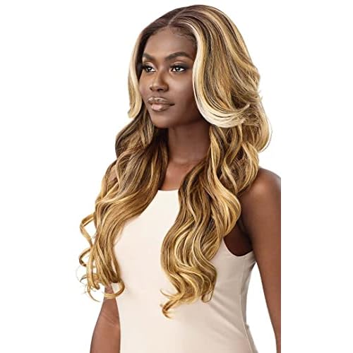 Outre Perfect Hairline Synthetic 13X6 HD Lace Front Wig - ETIENNE (Color:DRFF4/BTDTST)
