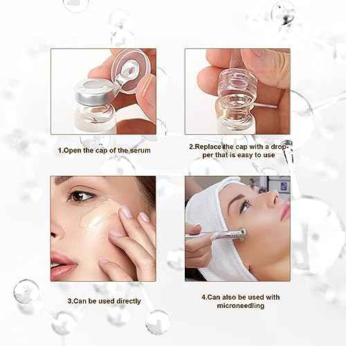BB Facial Glow Starter Kit Hydration Serum Foundation Skincare Mix 0.27oz Hydration Ampoule and Essence Foundation 12 Vials Glow Pigment Skincare Kit (Mix color)